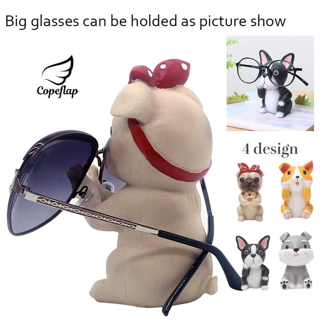 Copeflap Glasses Glasses Desktop Glasses Stand Stand, Holder, (Pug)