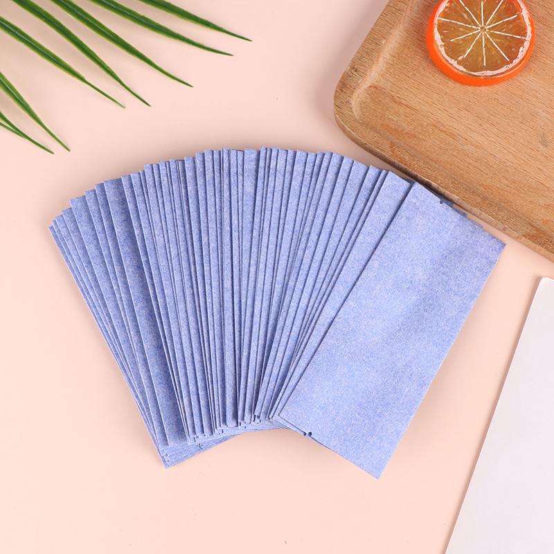 

50 шт., открытый верх, шелковая алюминиевая фольга, боковые складки, термосвариваемые пакеты для кофе, зерен, чая, специй, злаков, орехов, шелковые бумажные мешочки синий