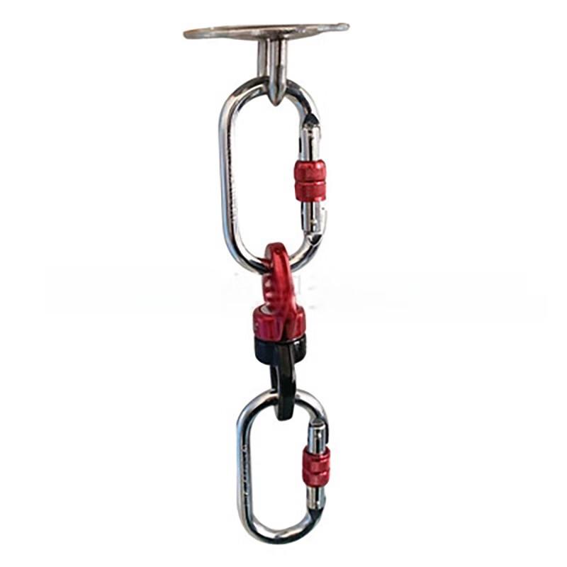 Aerial Yoga Swing and Battle Rope Ceiling Anchor Set