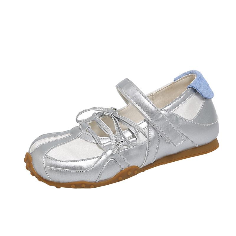 Ballet functional style Mary Jane de training shoes women's summer new soft-soled versatile casual sports board shoes retro Forrest Gump shoes