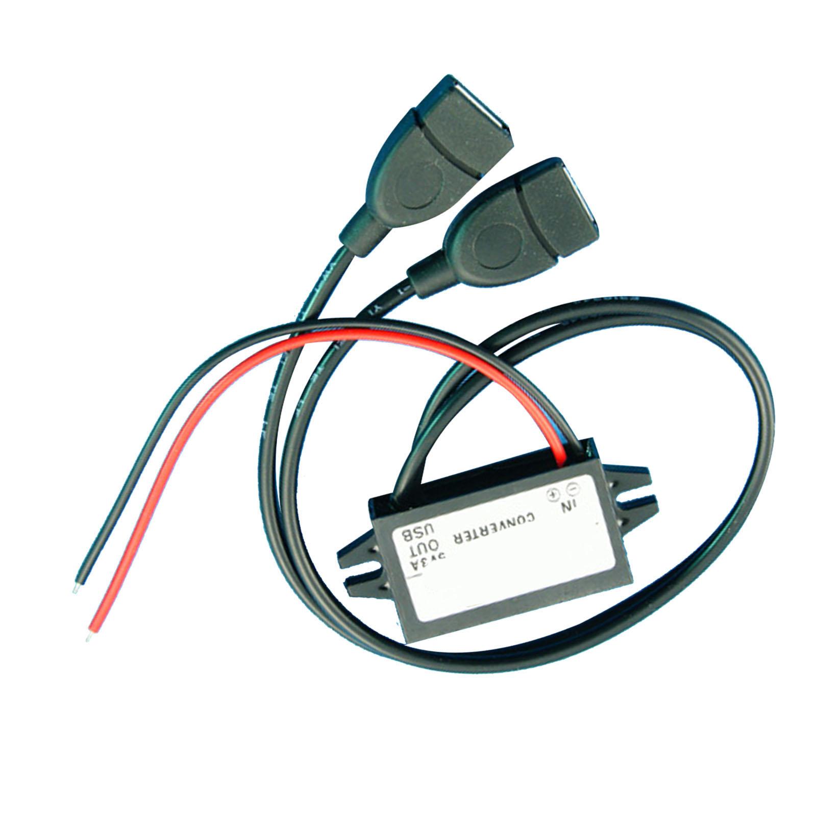 

Модуль понижающего DC-DC преобразователя 12 В в 5 В Адаптер питания Регулятор пониженного напряжения Двойной USB-выход