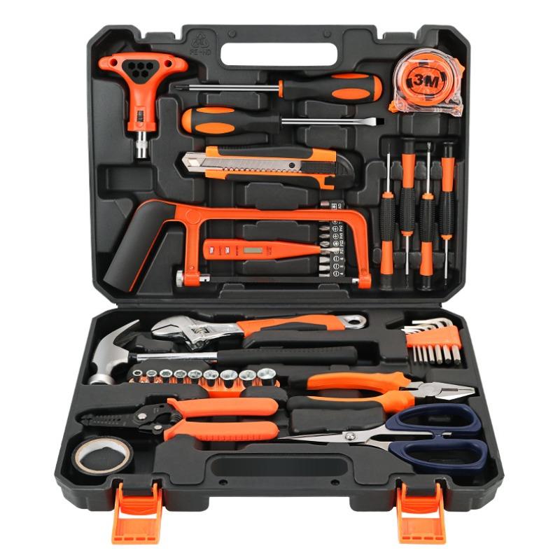 Household Hardware Hand Tool Set With Storage Tool Box Complete Combination Kit Gift Tool Set For Home Repair