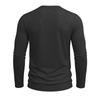 Men's Long Sleeve V-Neck Shirt Casual Base Layer Top for Everyday Wear
