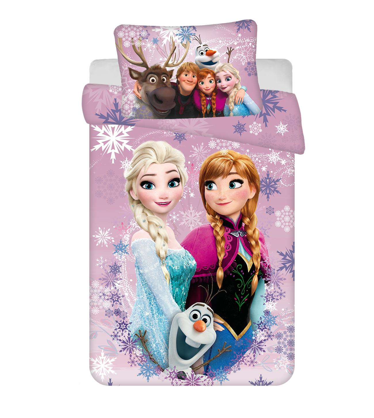 FROZEN Kinder Bettwäsche Set 100 x 135cm Baumwolle Für Kinderbett