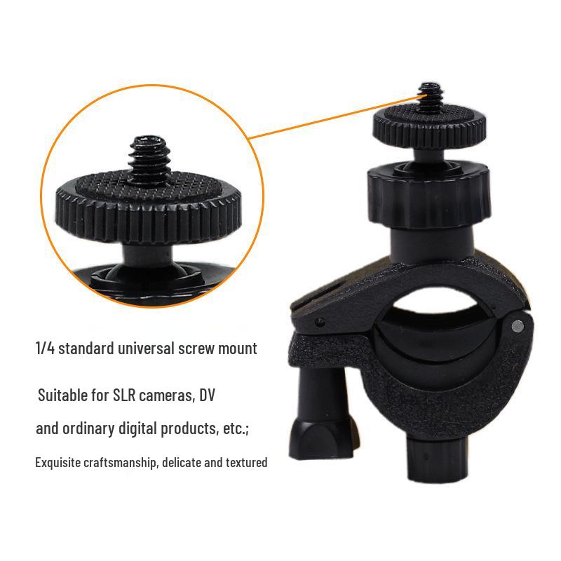 Adjustable Fixed Microphone & Camera Clip for Bicycles and Live Streaming