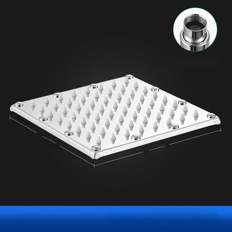 MDNG Stainless Steel 6-inch Square Shower Head