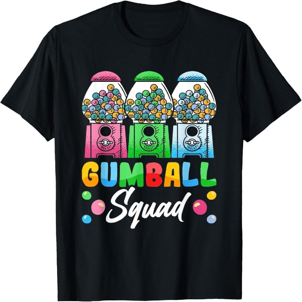 Gumball Squad Funny Gumball Machine T-Shirt S