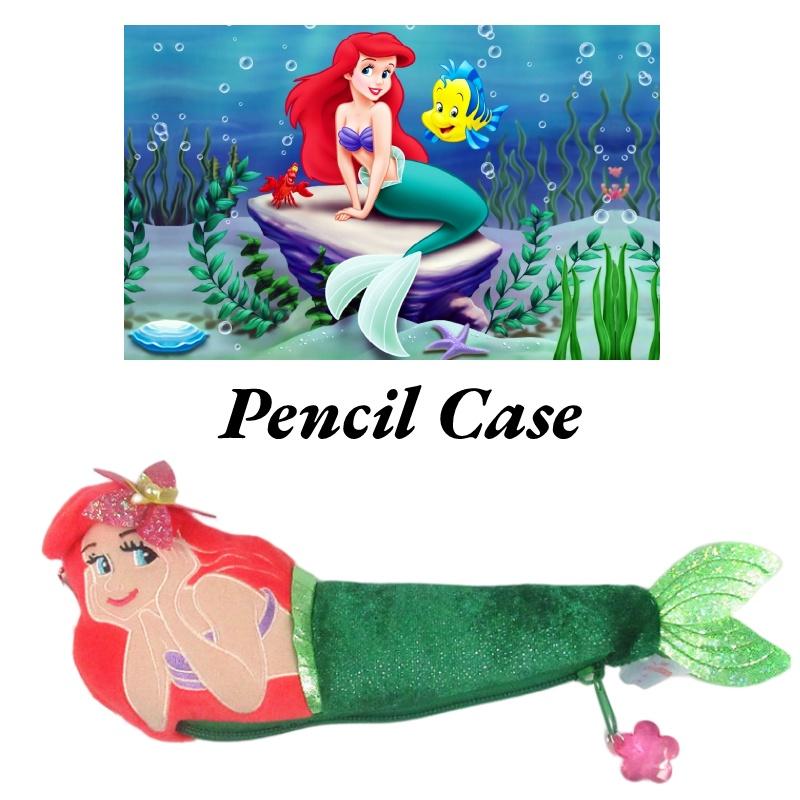 Adorable Ariel Mermaid Plush Pen Pouch For Kids, Soft And Comfortable Fabric, Perfect Storage For Pens, Coins And Small Items