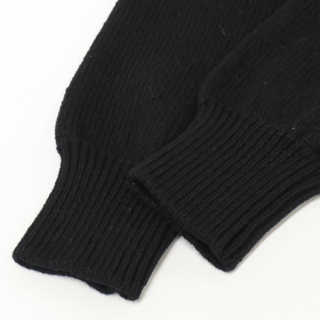 AURALEE A8AP01FU Wool Sweater tops 4 blackUsed