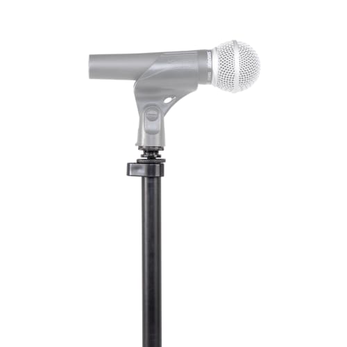 Shure by Gator SH-RBMICSTAND10 Microphone Stand, Straight Type, Vibration-Dampening 10" Round Base