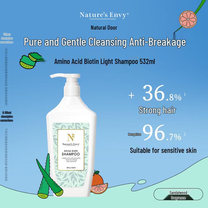 AOG Naturals Amino Acid Biotin Lightweight Shampoo