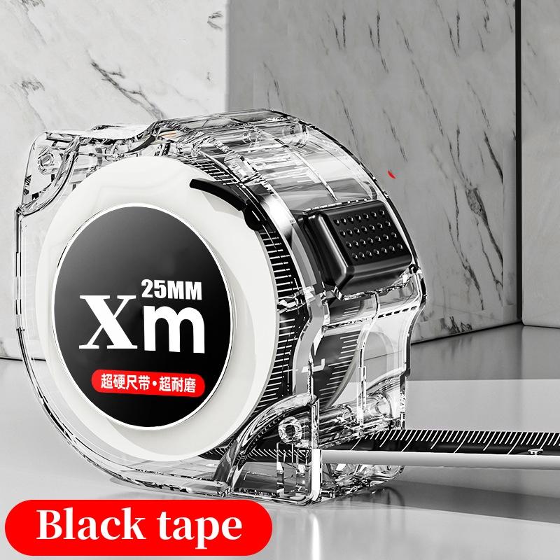 

Самоблокирующаяся стальная рулетка Выдвижная высокоточная измерительная лента Лазерная струйная линейка для кодовой коробки Измерительный инструмент Измерительная линейка 7.5m25mm