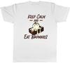 Keep Calm and Eat Brownies Mens TShirt Funny Chocolate Brownie Tee Gift