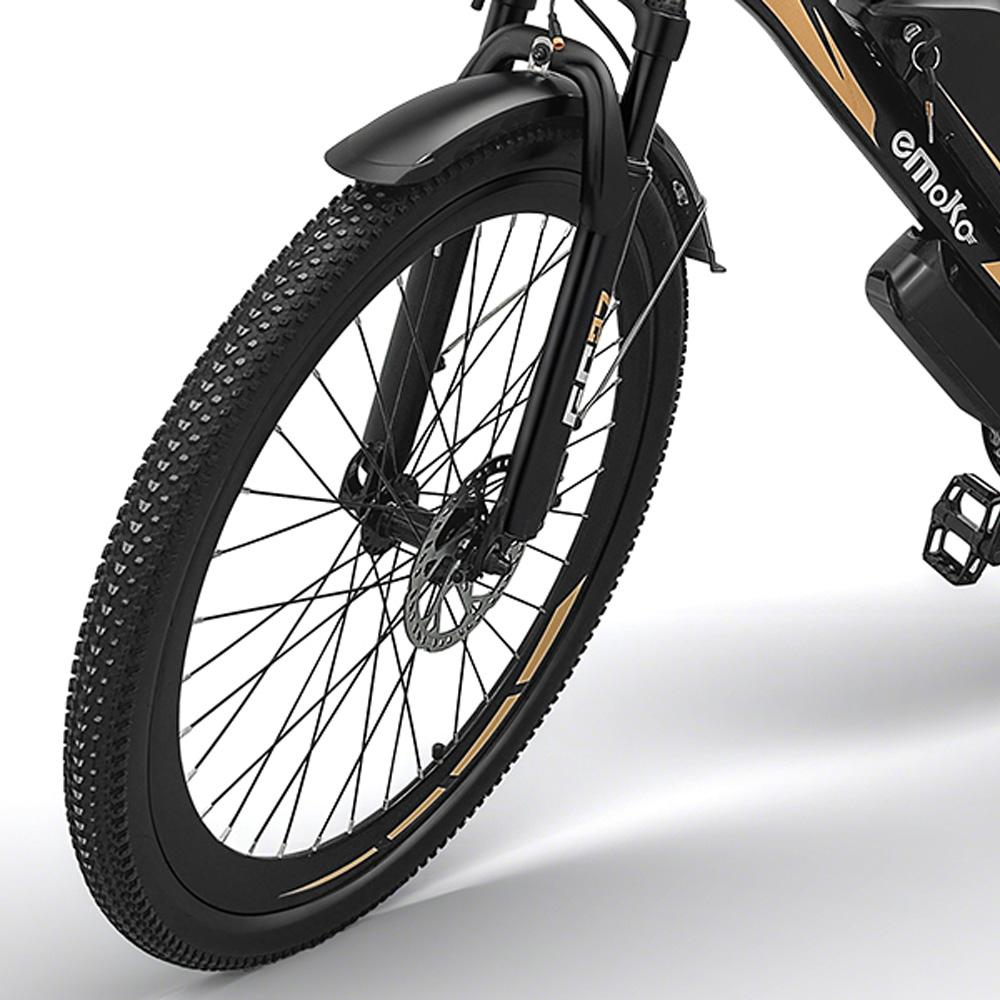 Emoko EC27-D City Cargo E-Bike with 500W 48V45Ah City Commuter E-Bike, Rear Cargo Rack, 27" Pedelec for Market Shopping & Delivery