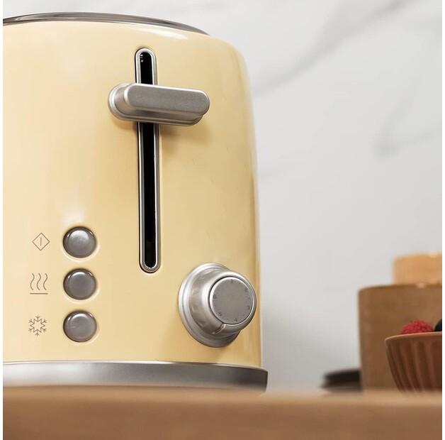 Тостер Cecotec 03232 Toast & Taste Retro 1000 beige