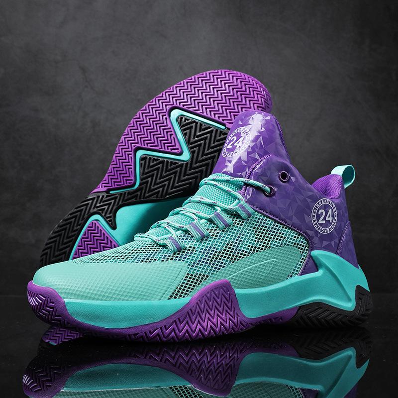 Basketballschuhe Herren Herbst neu atmungsaktiv tatsächliche Kampf-Sneaker große Größe Jugend Sport Herrenschuhe