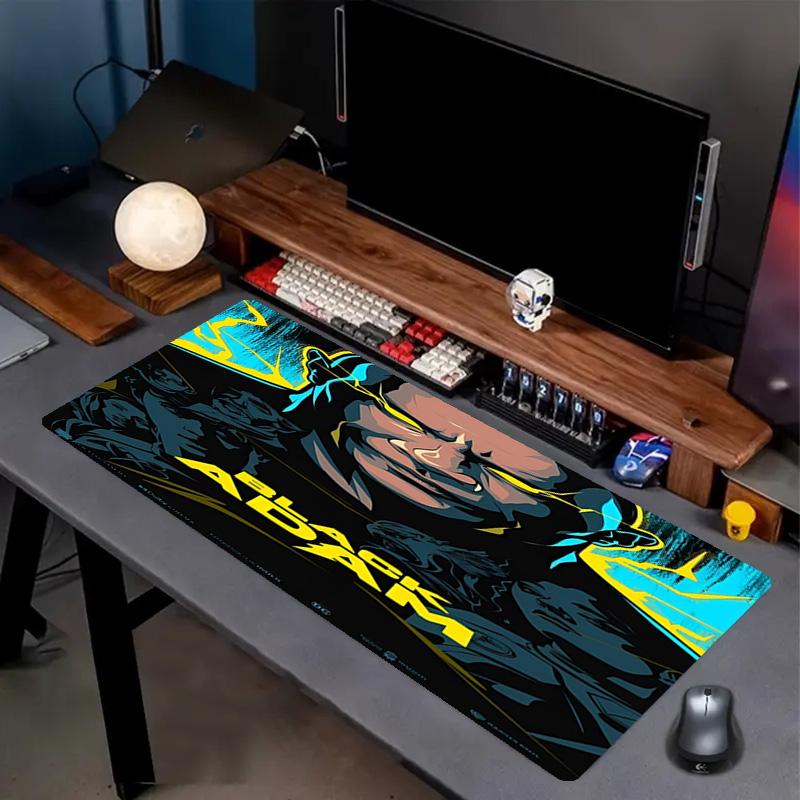 Black Adam Print Mouse Pad, Anti‑Slip Desktop keyboard Mat, for PC Laptop Gaming Working Daily Use, Cool Festival Surprise Gift