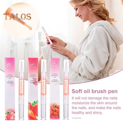 3Pcs Nail Nutrition Pen Set for Repairing Cracked Cuticle Moisturizes Skin Improves Dryness Easy-to-Use Oil Brush for UV Acrylic Fake Natural Manicure