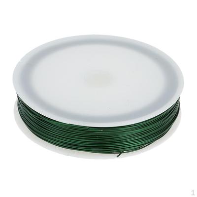 Zelený tenký železný drát pro model Making Crafts Coil Length