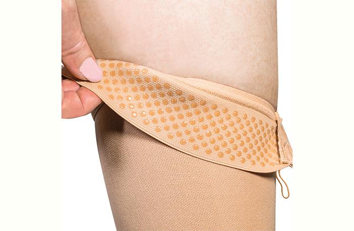 Kompressionsstrümpfe - Mit Reißverschluss, Über dem Knie, Deluxe XXL