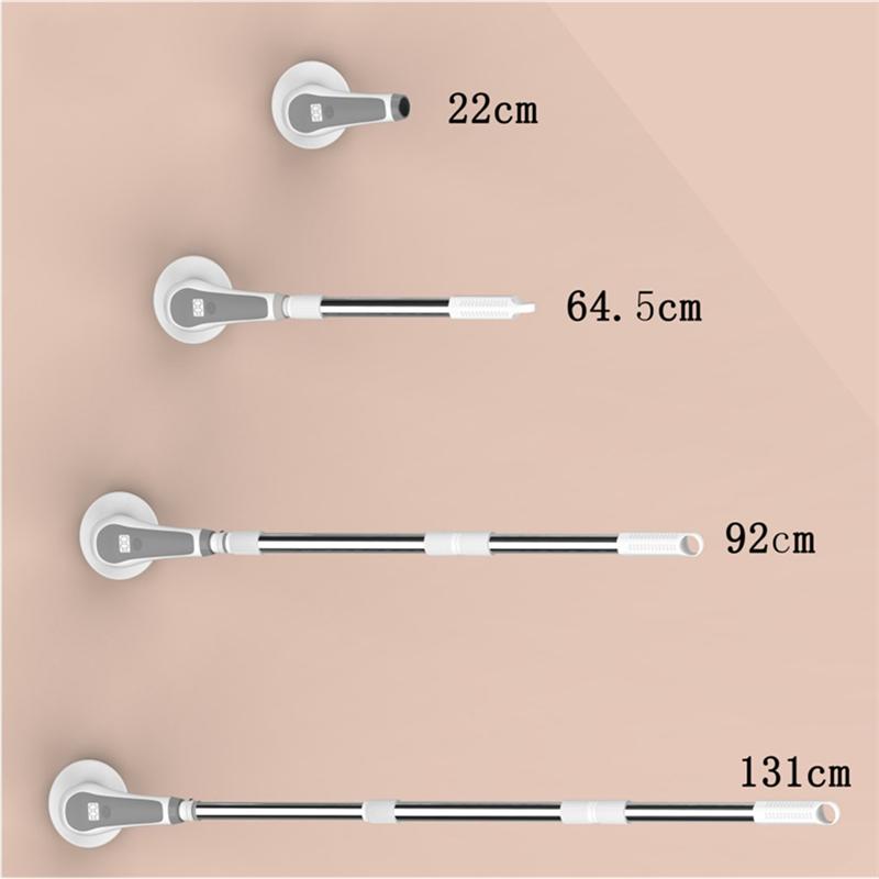 

A25F-Electric Scrubber With Replaceable Brushes For Bathroom-For Cleaning-Long Handle Waterproof Scrubber Brush Included