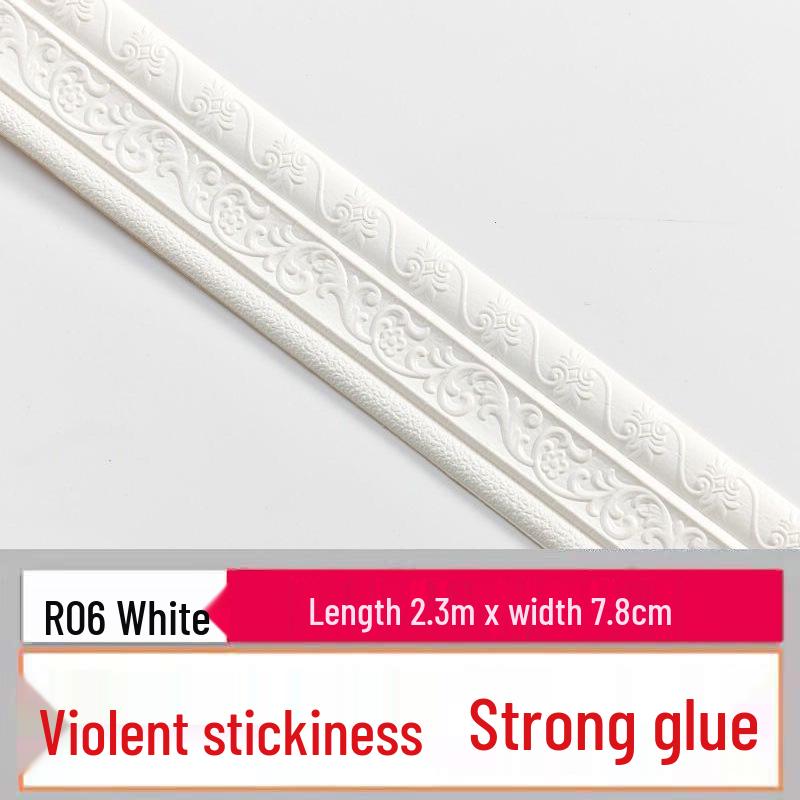Waterproof 3D Self-Adhesive Skirting & Door Frame Edging Stickers