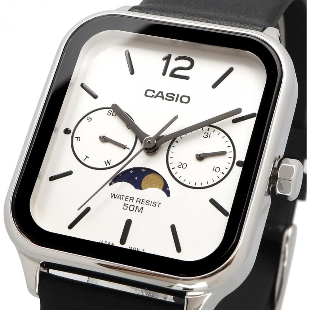 CaSio Standard Moon PhaSe Analog Men S Watch Mtp M305l 7av