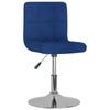 Day and Night - Day and Night Swivel Dining Chair Blue Fabric