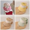 Letter Embroidery Cartoon Animal Bucket Hat Detachable Children's Fisherman Hat  Kid