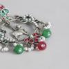 Oxidised Silver Polish Earrings, Silver Pearl Jewelry, Handmade Earring, Women Fashion Earrings