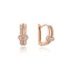 LD Triumph One-Touch Sapphire 10K Earrings LOTP4001T