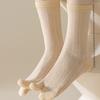 Sweet Two Toe Socks Simple Summer Thin Socks Solid Color Split Toe Tube Socks  Daily