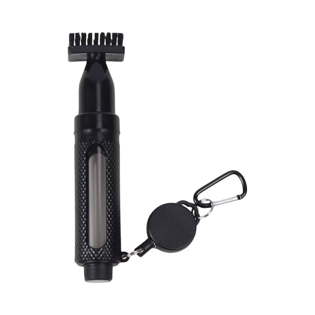 Golf Club Cleaning Brush with Water Spray, Push-Type Club Head and Bottle Brush, Portable Golf Accessory for Easy Indoor and Outdoor Cleaning
