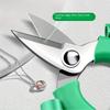 1Pc Professional Golden And Silver Jewelry Scissors with Reinforced Rivets And Heat-Treated Cutting Edge - Industrial Carbon Steel