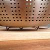 Steel Kitchen Colander Strainer for Straining Vegetables and Fruits 24 cm