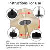 IRIN Drum Set Cymbal Holder 10Pcs Plastic Flange Connect Stand Rustproof Cymbal Sleeves Percussion Instrument Accessories