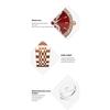 CRRJU Brand Luxury Fashion Original Ladies Watch Waterproof Ladies Watch Stainless Steel Diamond Watch Gift