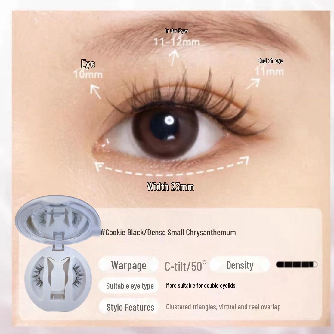 

High-Quality Reusable Magnetic False Eyelash Curler Set - No Glue Needed