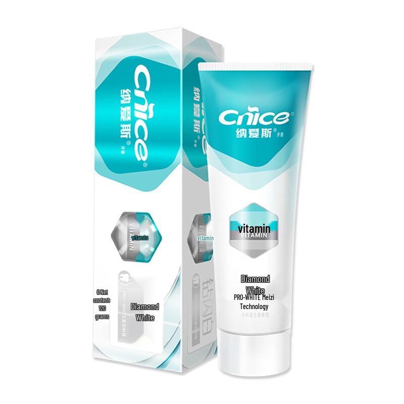 Nice Diamond White Toothpaste with Cherry Blossom & Vitamin E