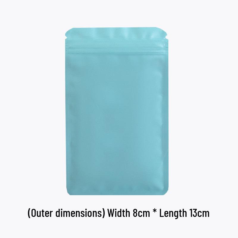 Double-Sided Frosted Aluminum Foil Self-Sealing Opaque Packaging Bag for Colored Ornaments