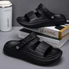 Fashion Light Men's Shoe Internet Celebrity Slides Platform Beach Mascullino Low Price Casual Designer Luxury Elegant Adult Male Slipper
