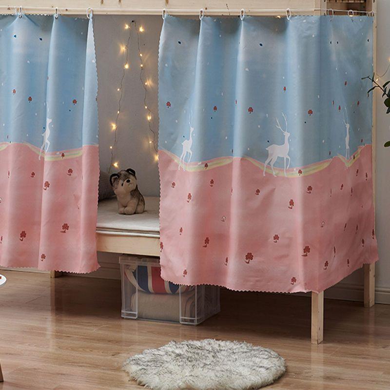 Blackout Bed Curtains for Dorm Bunks - Girls & Boys Privacy Enclosure