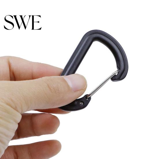 Carabiner Key Hooks Backpack Buckle High Strength Good Load-bearing Anti-loss Nylon Multifunctional Hanging Ring Bag Outdoor Accessories Buckles