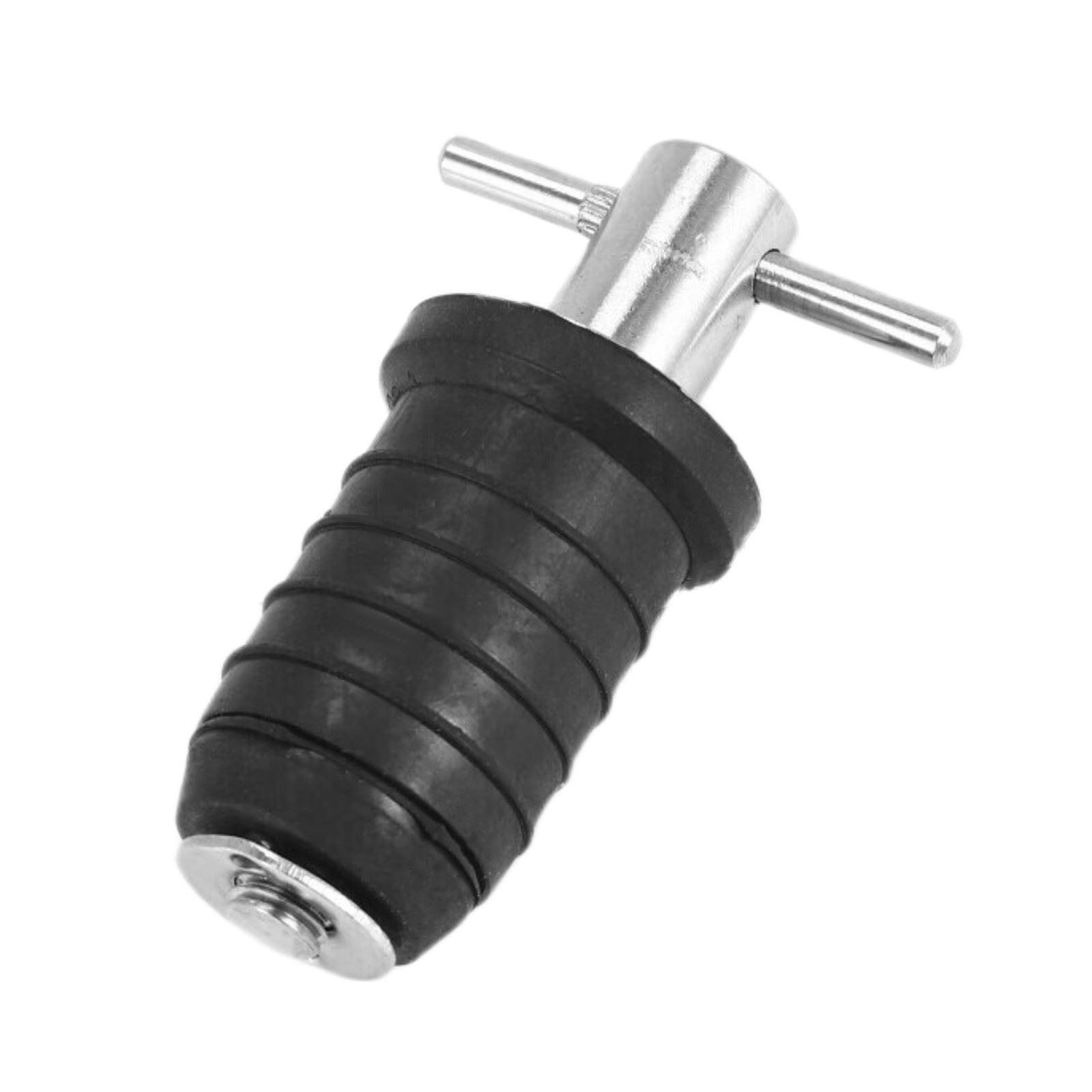Marina Barco Enchufe Mango  T  Tornillo Ajustable Goma Cubierta Plugsilver 19MM