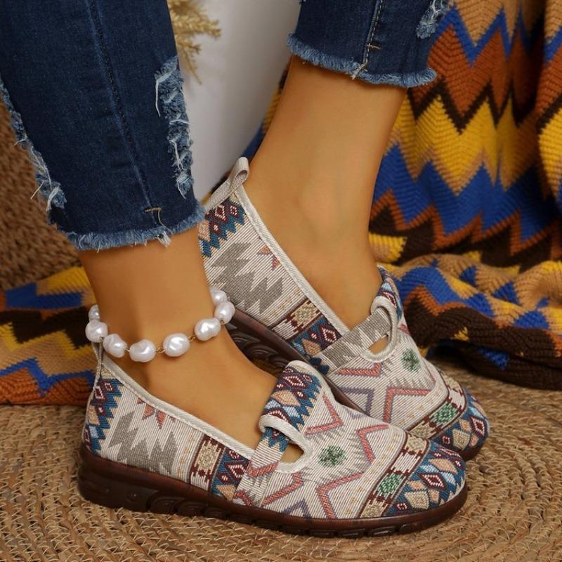 Spring and autumn shoes new single shoes canvas shoes casual women's shoes comfortable non-slip fisherman shoes one pedal beef tendon sole