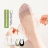 Seiden-Unsichtbare Strümpfe, Damen Sommer Leichte Netz-Riemen zum Hineinschlüpfen Anti-Rutsch Rutschfeste Dünne Style Socken für High Heels
