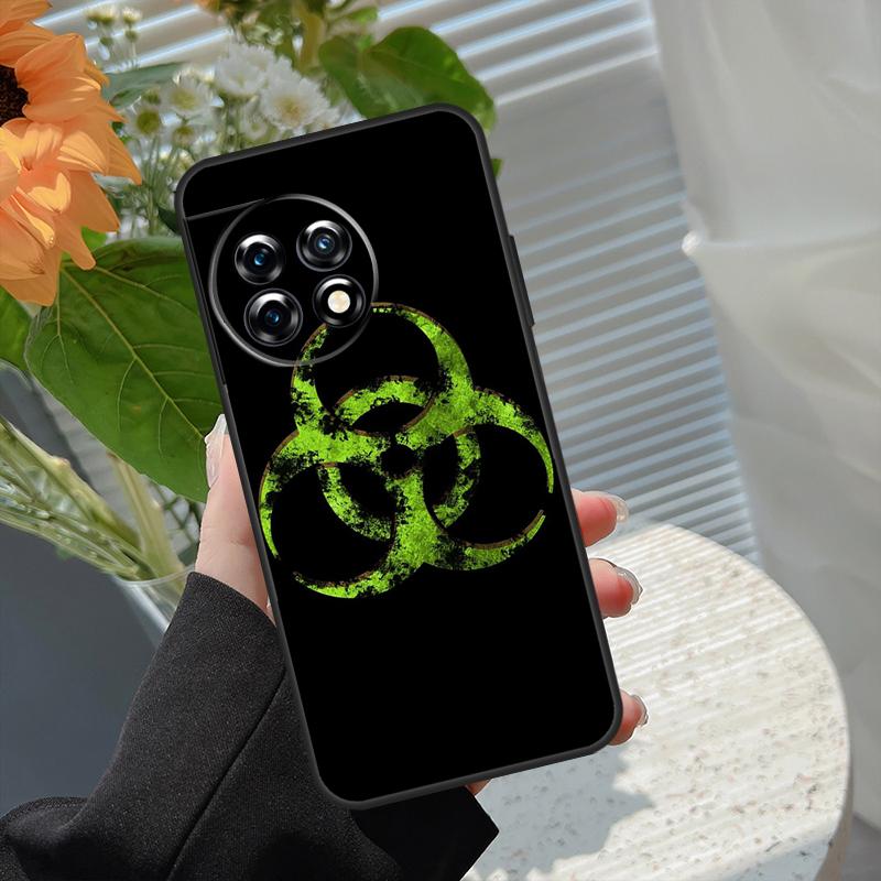 

Biohazard Symbol Case For OnePlus Nord 5 CE 2 3 4 Lite N20 N30 OnePlus 13T 13R 15 13 12 11 10 10T 8T 15R Cover OnePlus 10Pro