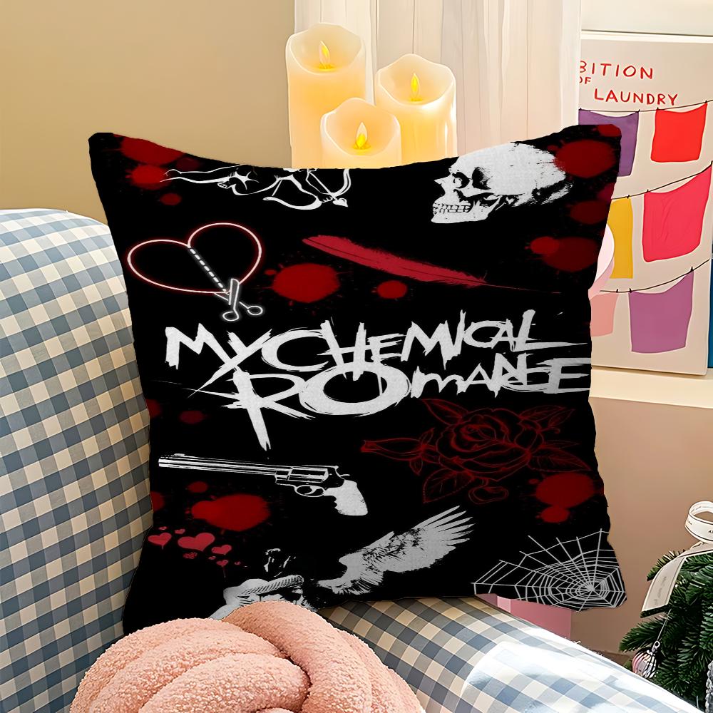 

My Chemical Romance Stitch Lucky Dragon Pillow Cover Sofa Cushion Cover Home Room Decoration Children Gift 40cmx40cm