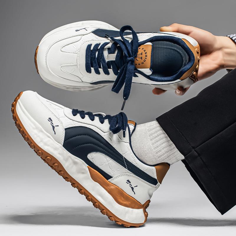 New Fashion New Men's Fashion Casual Low Top Sports Shoes Students Thick Sole Comfortable Sneakers Boys Male Classic Breathable Basketball Shoes