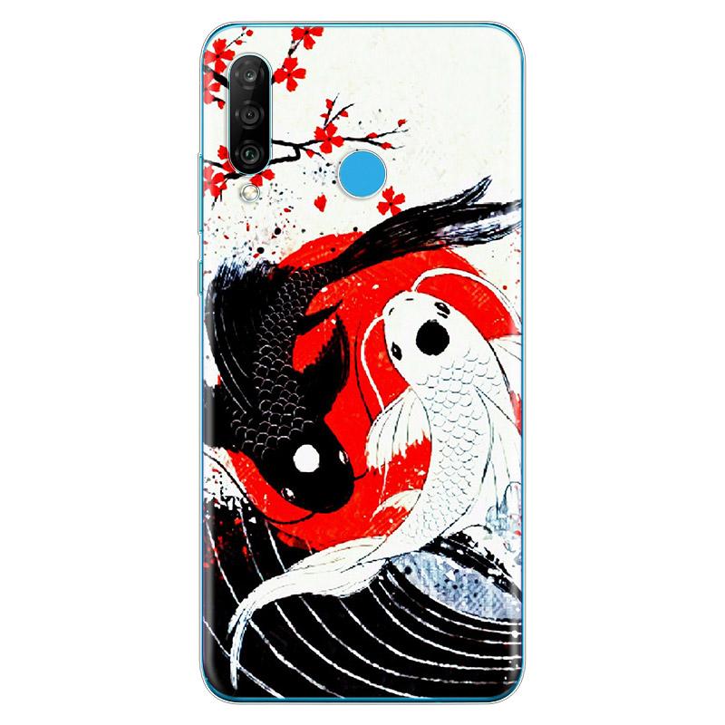 

Мягкий силиконовый чехол из ТПУ с японским аниме Red Sun для Huawei P40 P30 P20 Pro P10 P9 P8 Lite E Plus 2019 2017 P8 Lite 2016
